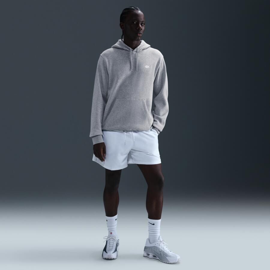 Nike Club fleecehoodie voor heren Grijs - Foto 3