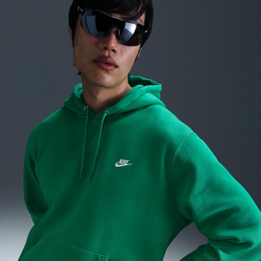 Nike Club fleecehoodie voor heren Groen - Foto 4