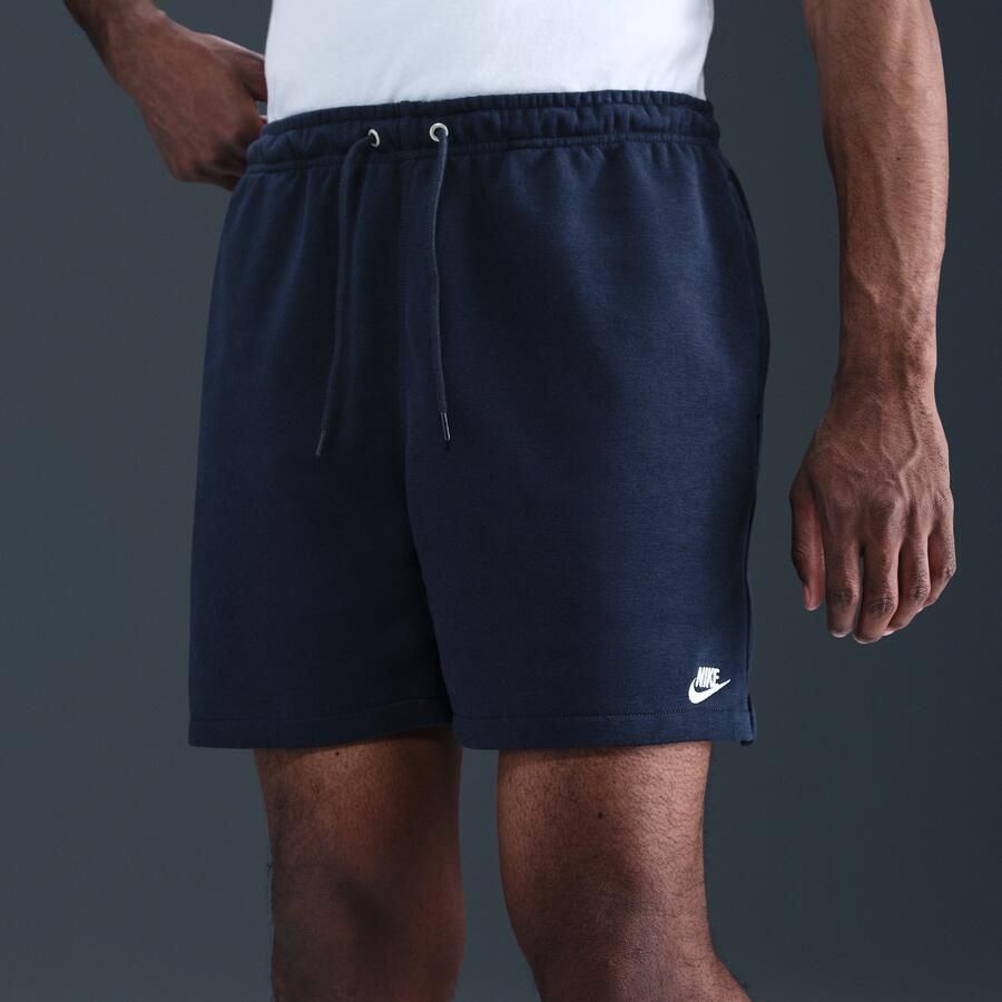 Nike Club flowshorts van sweatstof voor heren Blauw