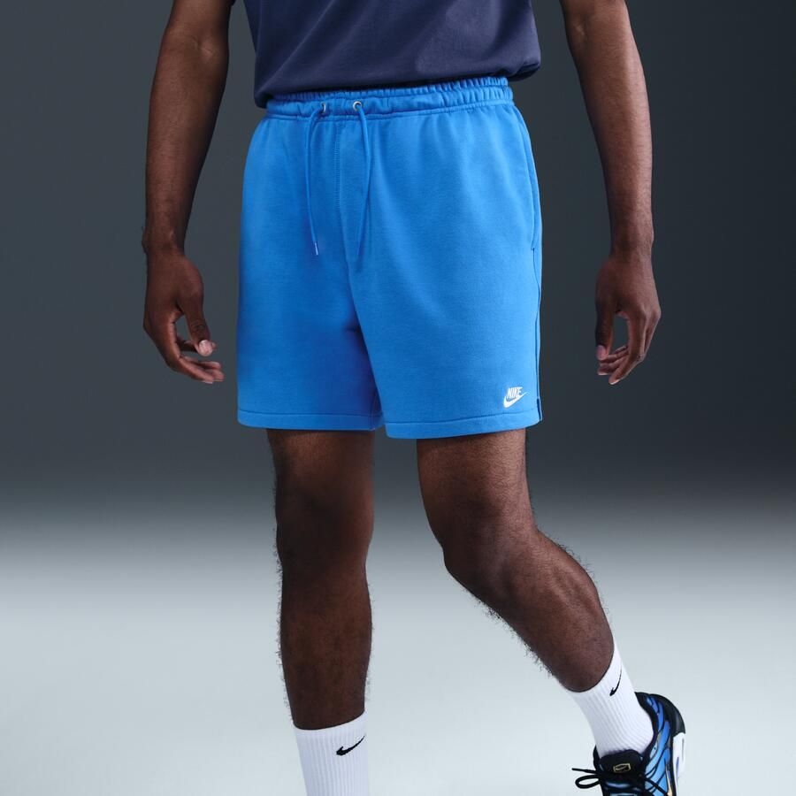 Nike Club flowshorts van sweatstof voor heren Blauw