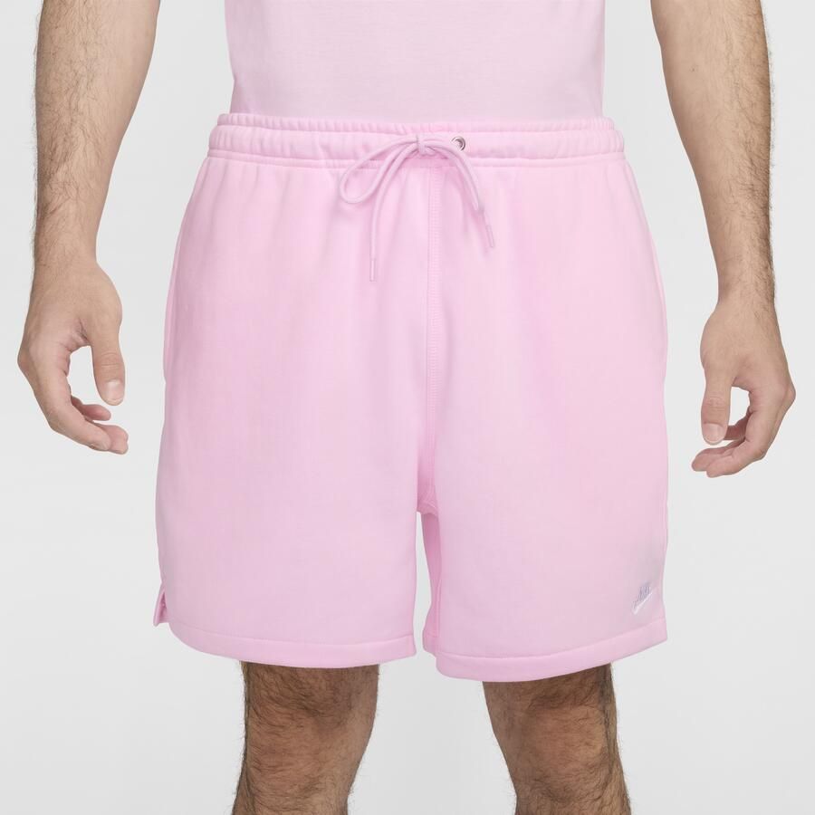 Nike Club flowshorts van sweatstof voor heren Roze