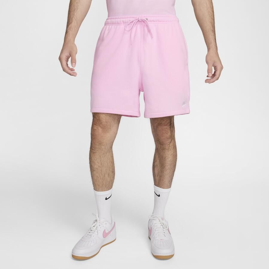 Nike Club flowshorts van sweatstof voor heren Roze - Foto 4