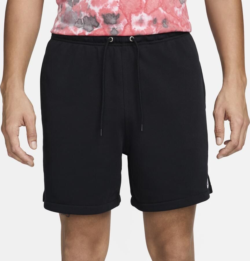 Nike Club flowshorts van sweatstof voor heren Zwart - Foto 4
