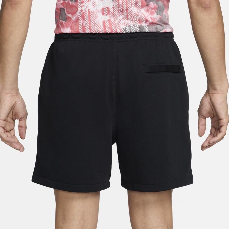 Nike Club flowshorts van sweatstof voor heren Zwart