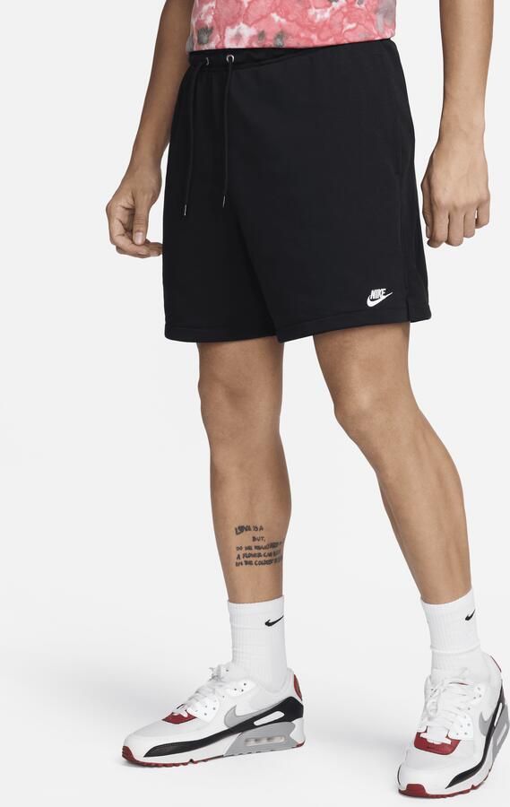 Nike Club flowshorts van sweatstof voor heren Zwart - Foto 3
