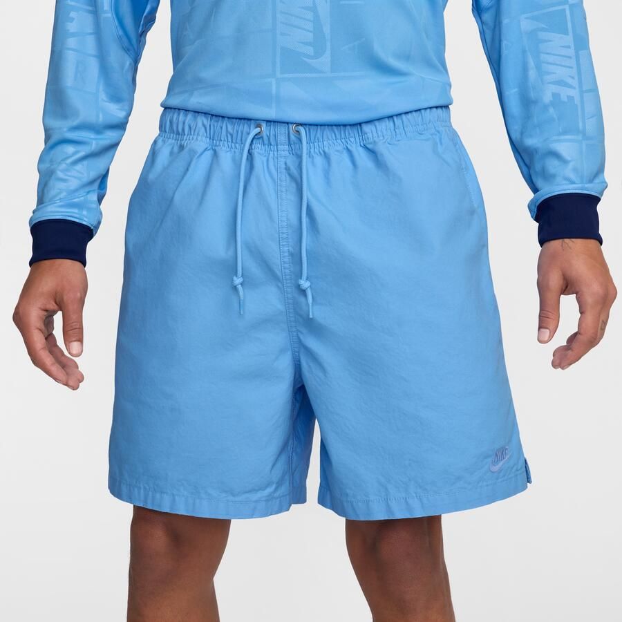 Nike Club flowshorts voor heren Blauw