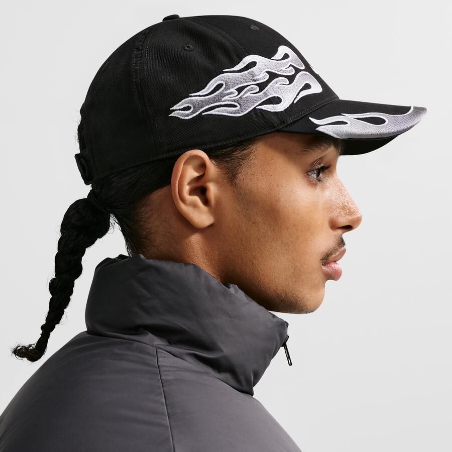 Nike Club gestructureerde OG Flame pet Zwart - Foto 2