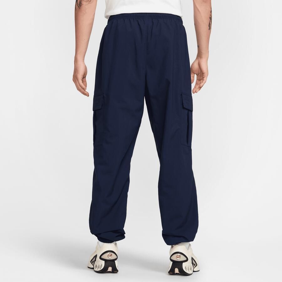 Nike Club Geweven cargobroek voor heren Blauw