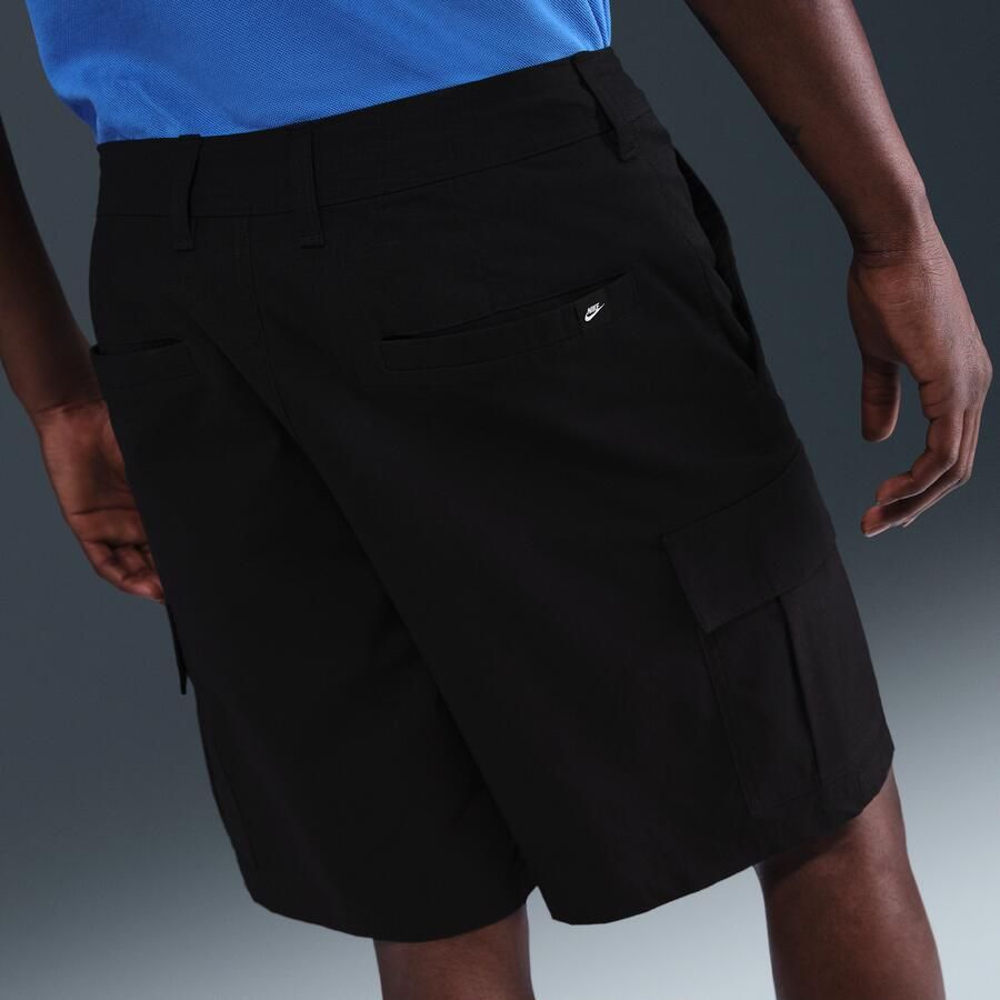 Nike Club geweven cargoshorts voor heren Zwart - Foto 2