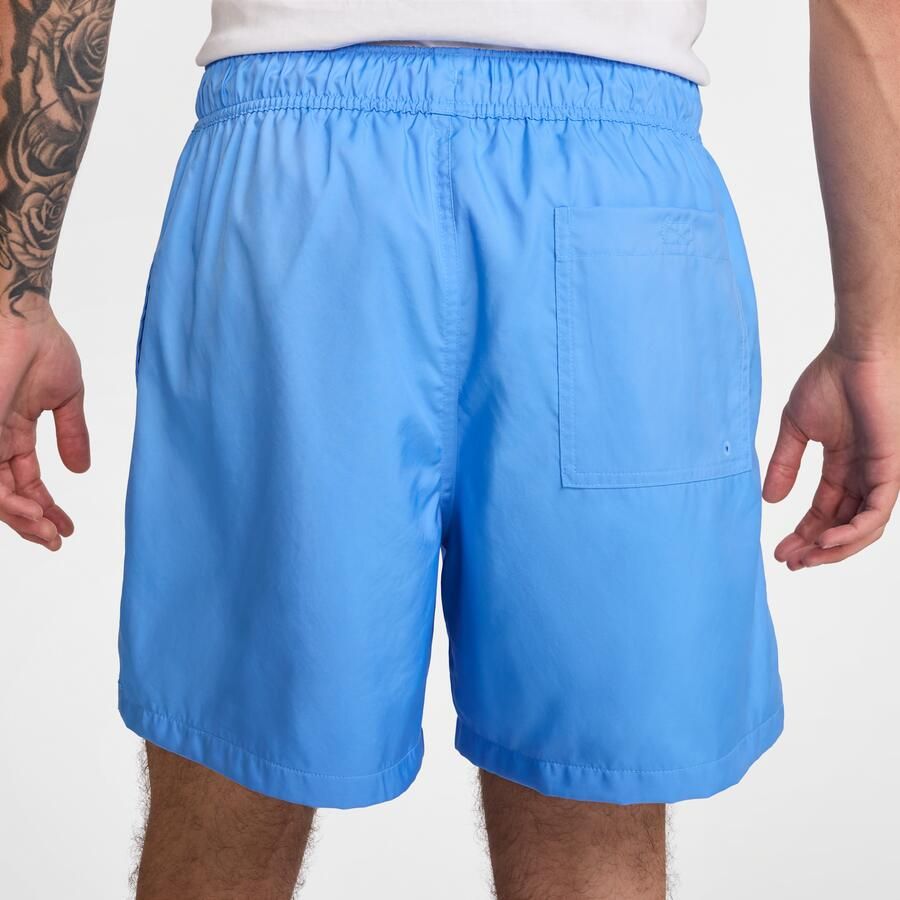 Nike Club Geweven flowshorts voor heren Blauw