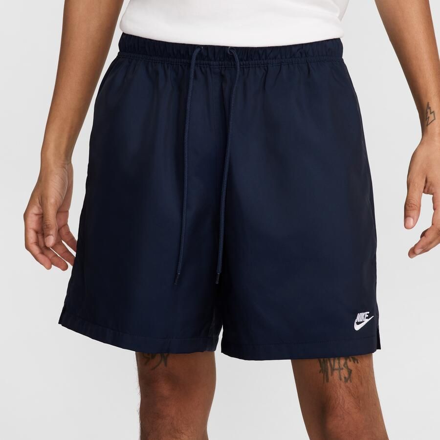 Nike Club Geweven flowshorts voor heren Blauw