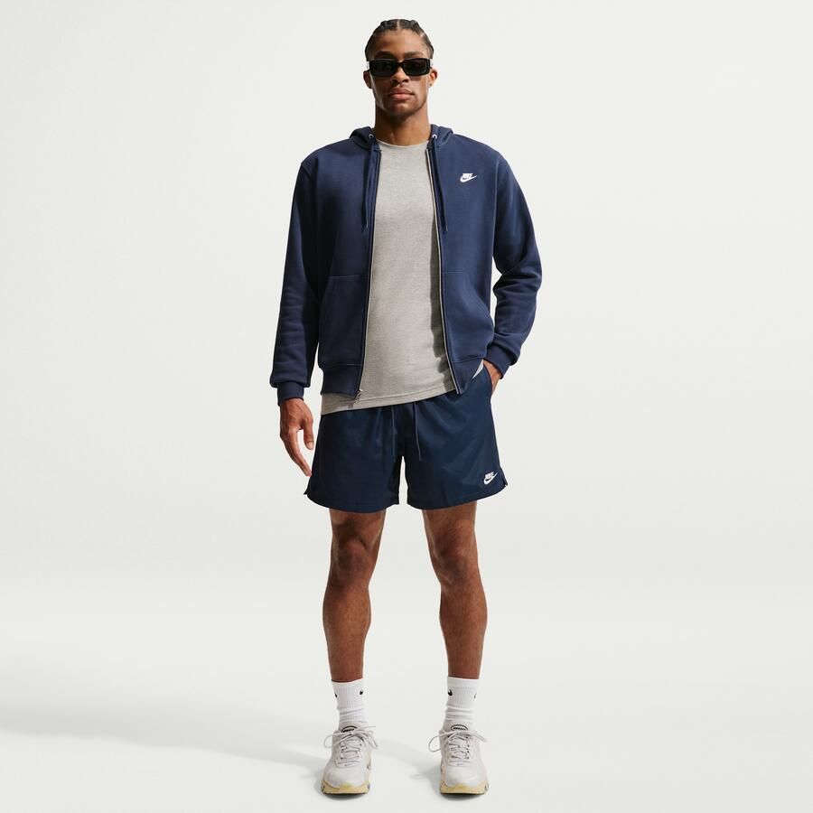Nike Club Geweven flowshorts voor heren Blauw