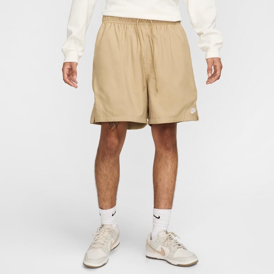 Nike Club Geweven flowshorts voor heren Bruin - Foto 4