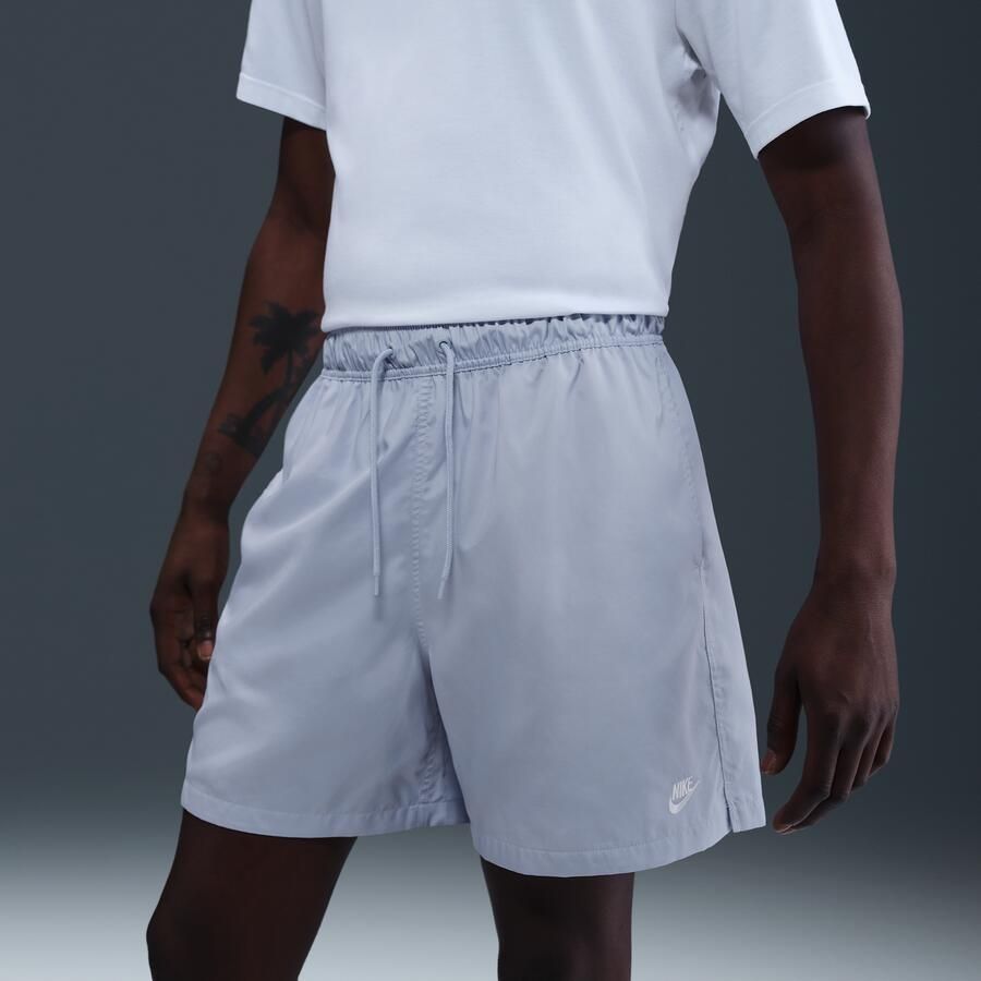 Nike Club Geweven flowshorts voor heren Grijs