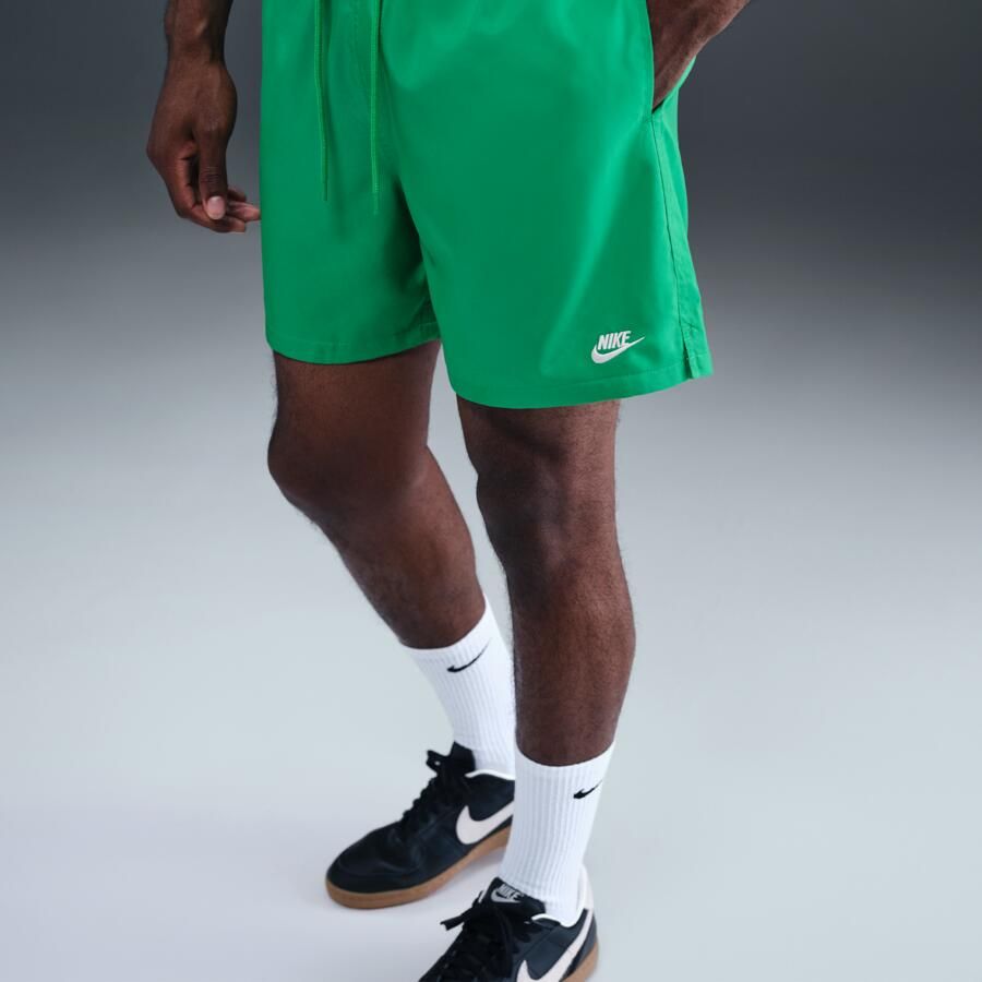 Nike Club Geweven flowshorts voor heren Groen
