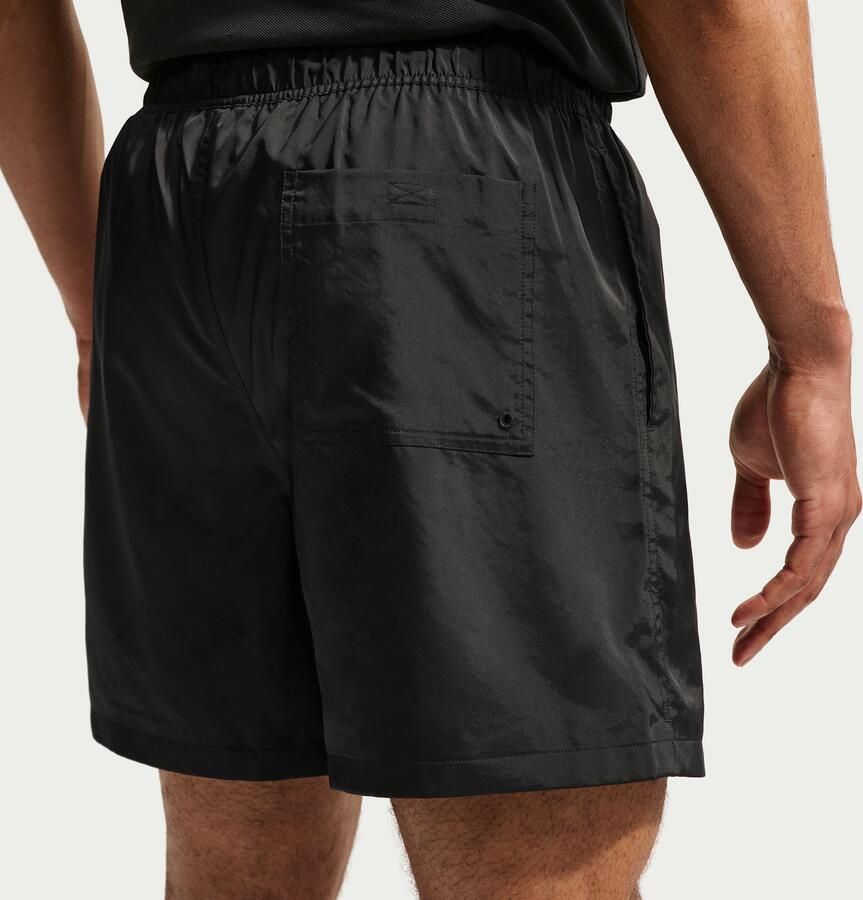 Nike Club Geweven flowshorts voor heren Zwart - Foto 4