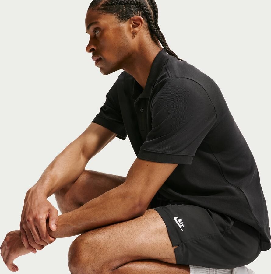 Nike Club Geweven flowshorts voor heren Zwart - Foto 2