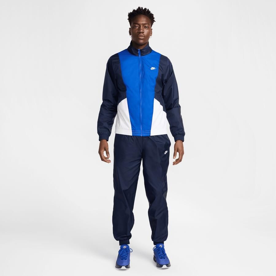 Nike Club geweven trainingspak voor heren Blauw - Foto 3
