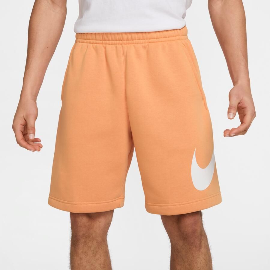 Nike Club Herenshorts met graphic Oranje