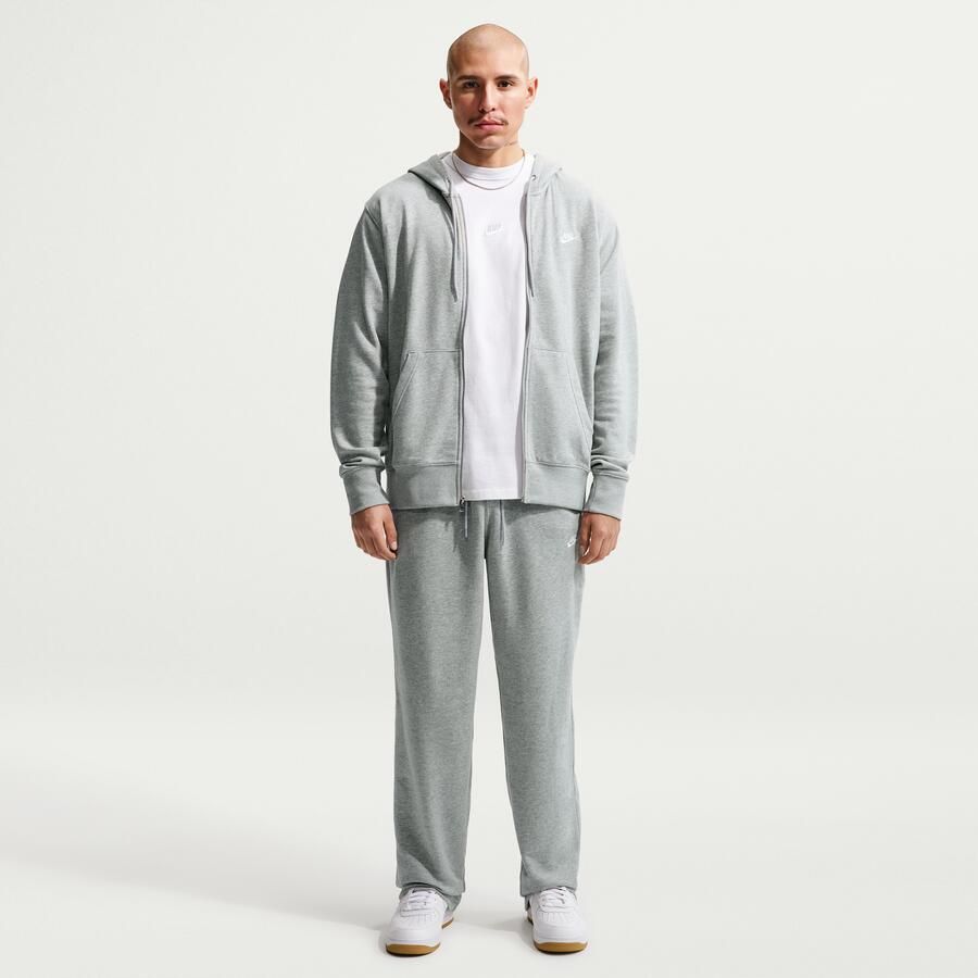 Nike Club hoodie van sweatstof met rits voor heren Grijs - Foto 2