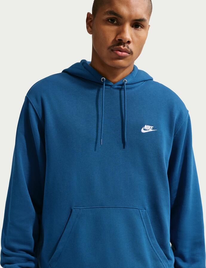Nike Club hoodie van sweatstof voor heren Blauw - Foto 4