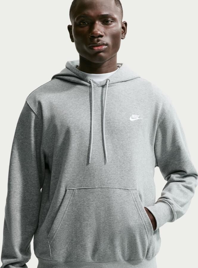 Nike Club hoodie van sweatstof voor heren Grijs