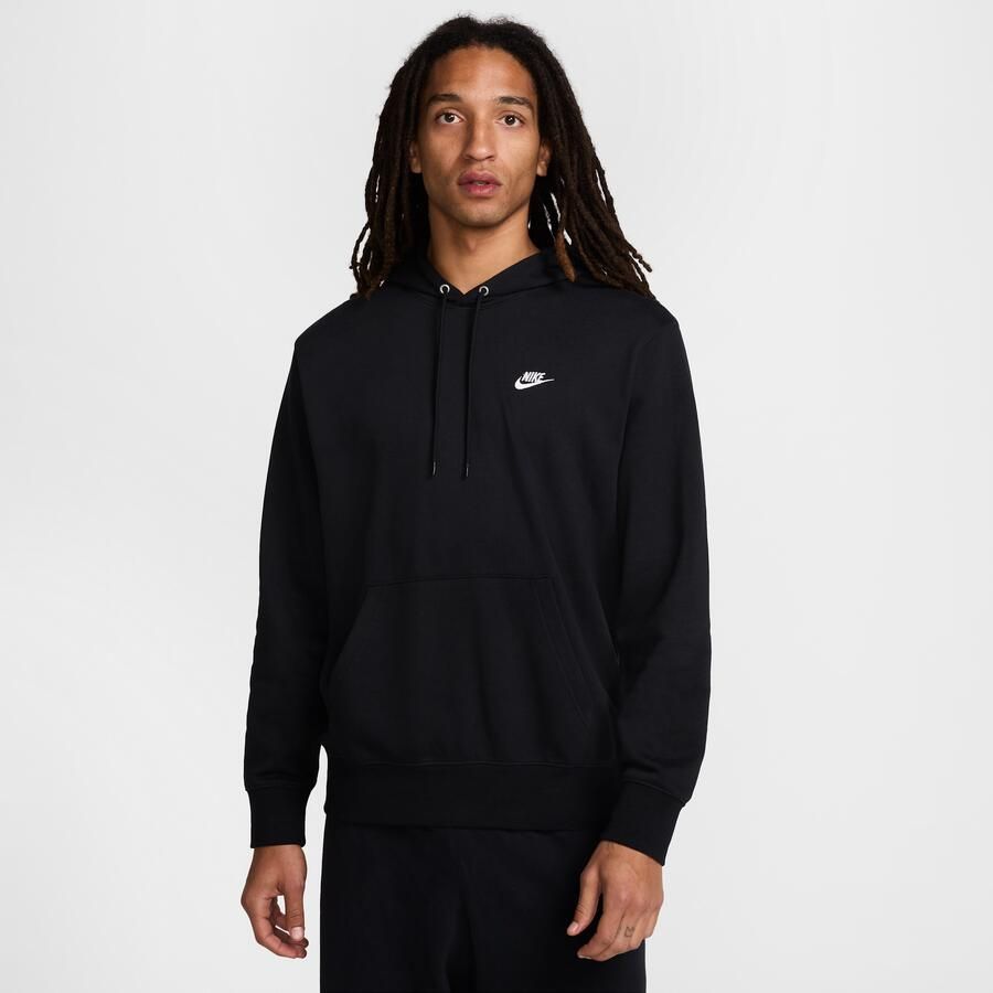 Nike Club hoodie van sweatstof voor heren Zwart - Foto 3