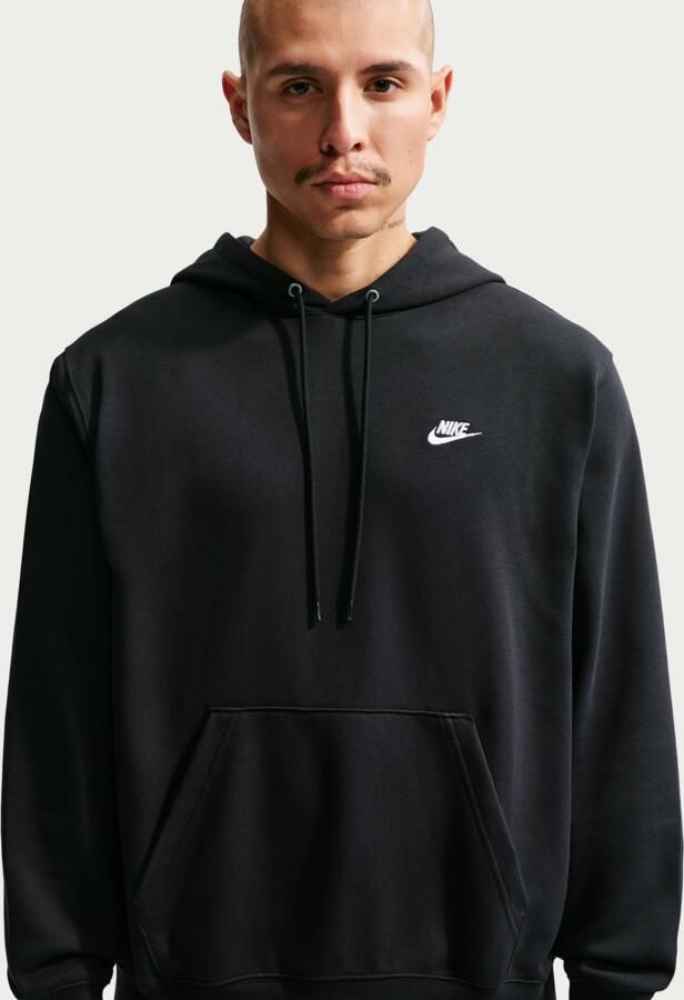 Nike Club hoodie van sweatstof voor heren Zwart - Foto 7