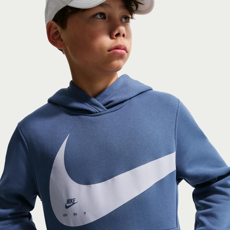 Nike Club hoodie voor kids Blauw - Foto 2