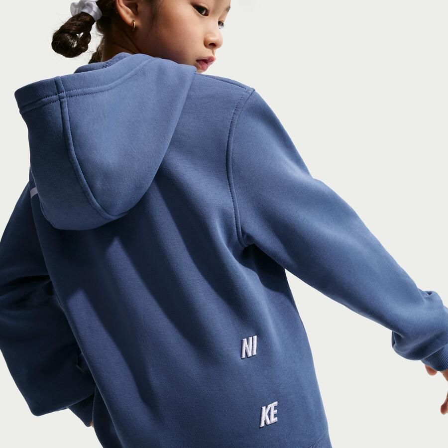 Nike Club hoodie voor kids Blauw - Foto 3
