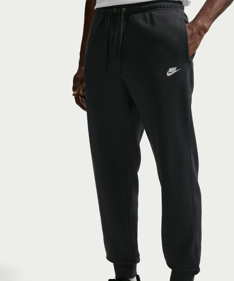 Nike Club joggingbroek van sweatstof voor heren Zwart - Foto 4