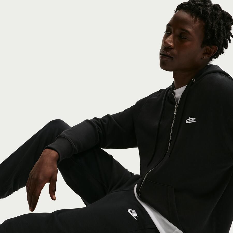 Nike Club joggingbroek van sweatstof voor heren Zwart - Foto 3