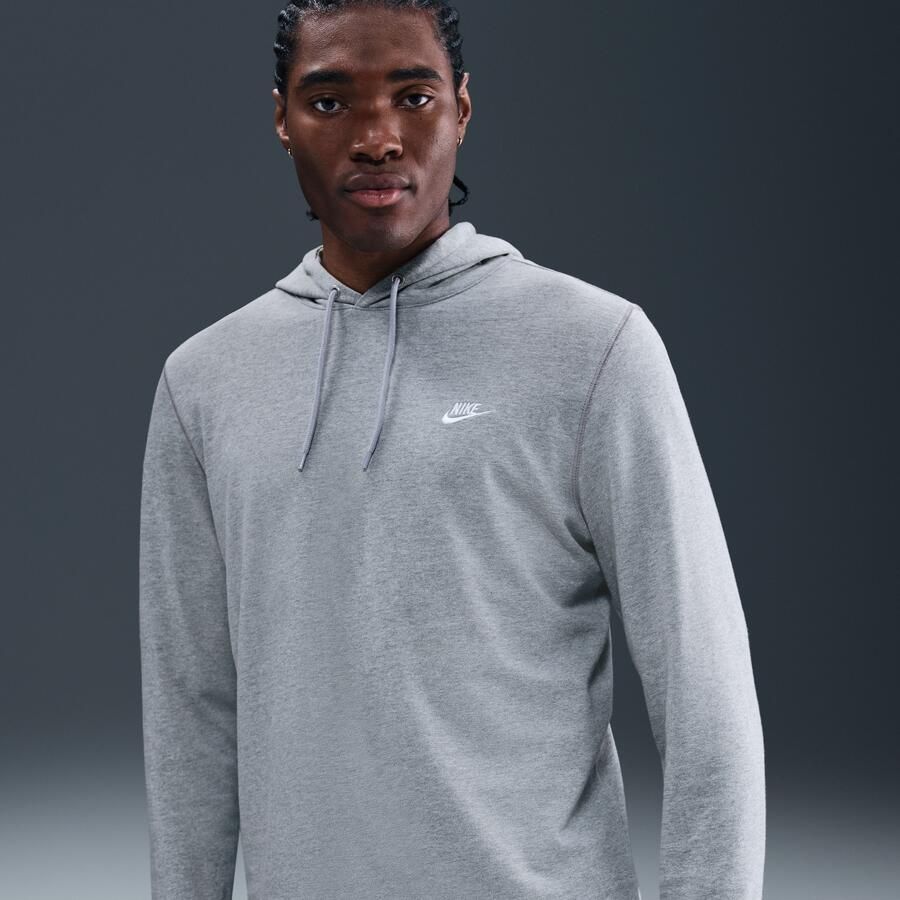 Nike Club knit hoodie voor heren Grijs - Foto 4