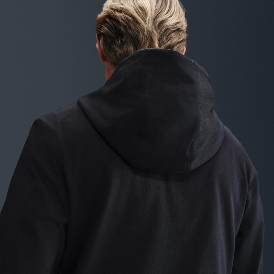 Nike Club knit hoodie voor heren Zwart