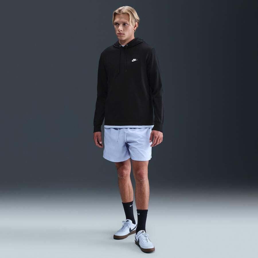 Nike Club knit hoodie voor heren Zwart - Foto 3