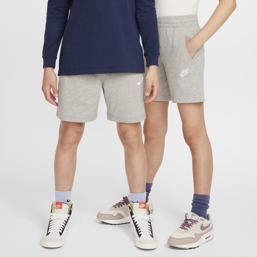 Nike Club knit shorts voor kids (15 cm) Grijs - Foto 4