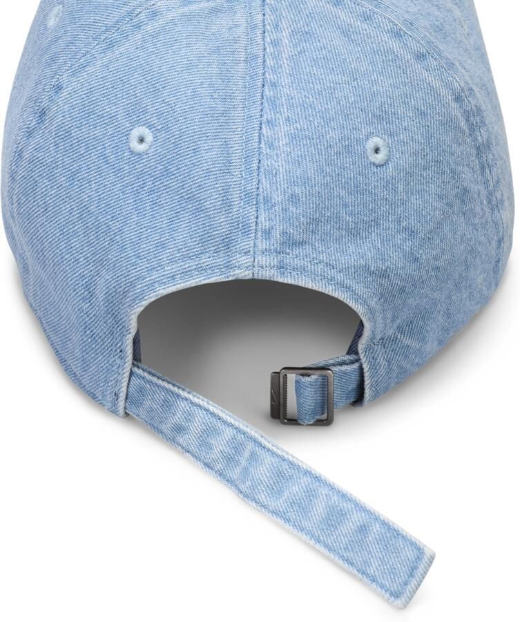 Nike Club ongestructureerde denim pet Blauw - Foto 3