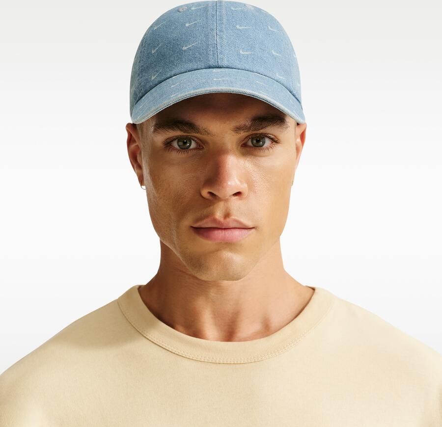 Nike Club ongestructureerde denim pet Blauw - Foto 3