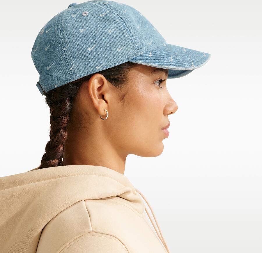 Nike Club ongestructureerde denim pet Blauw - Foto 2