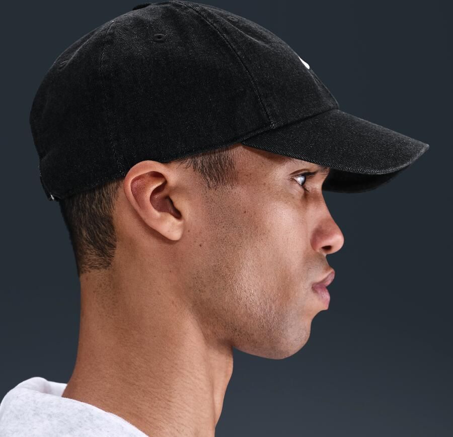 Nike Club ongestructureerde denim pet Zwart - Foto 2