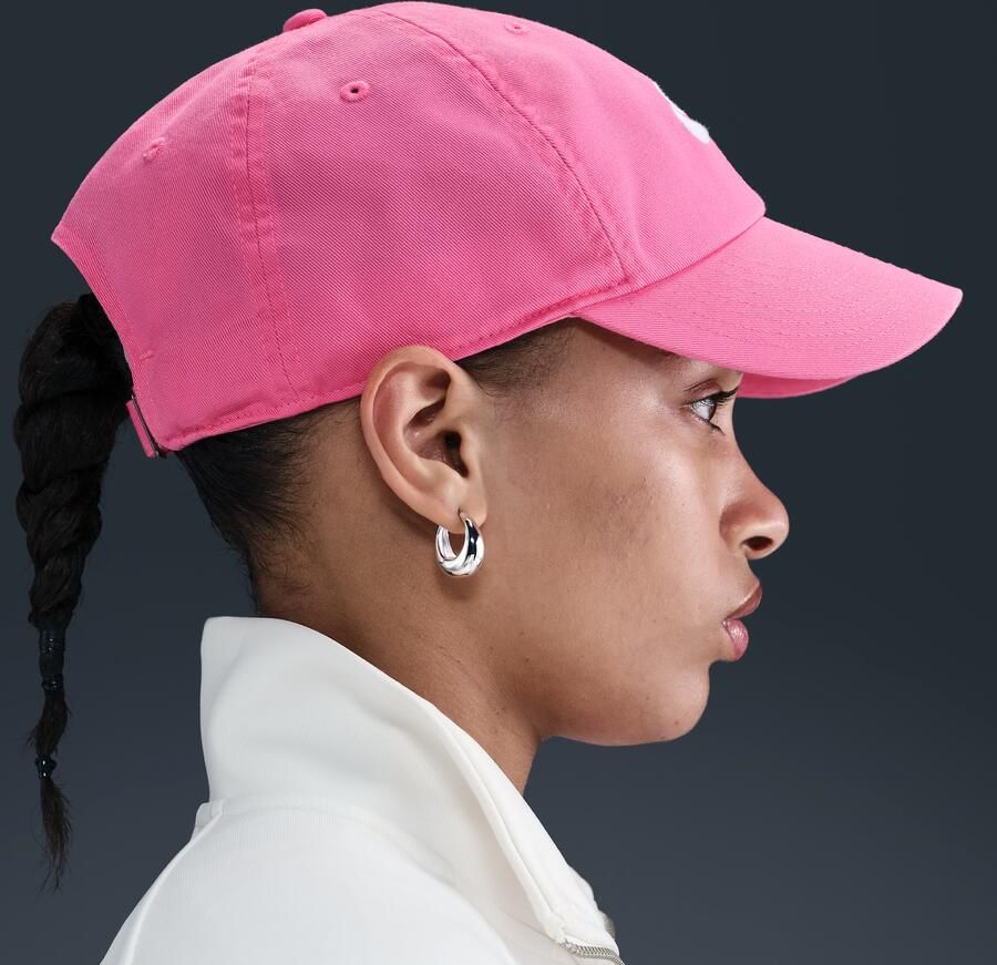Nike Club ongestructureerde Futura Wash pet Roze