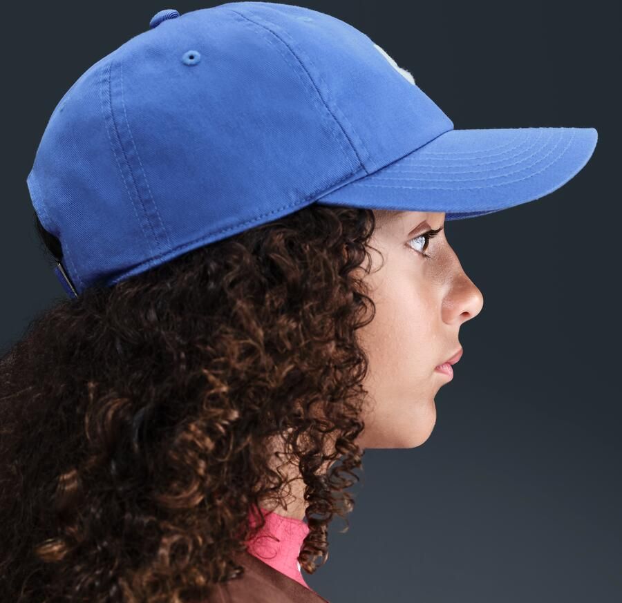 Nike Club ongestructureerde Futura Wash pet voor kids Blauw - Foto 2