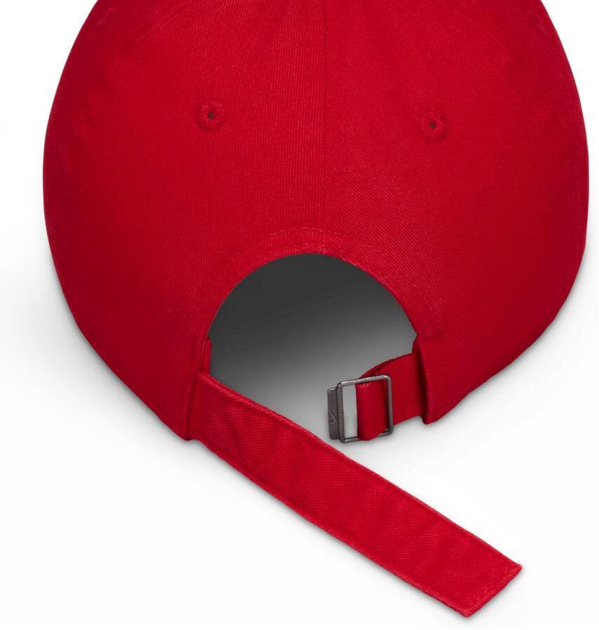 Nike Club ongestructureerde Futura Wash pet voor kids Rood