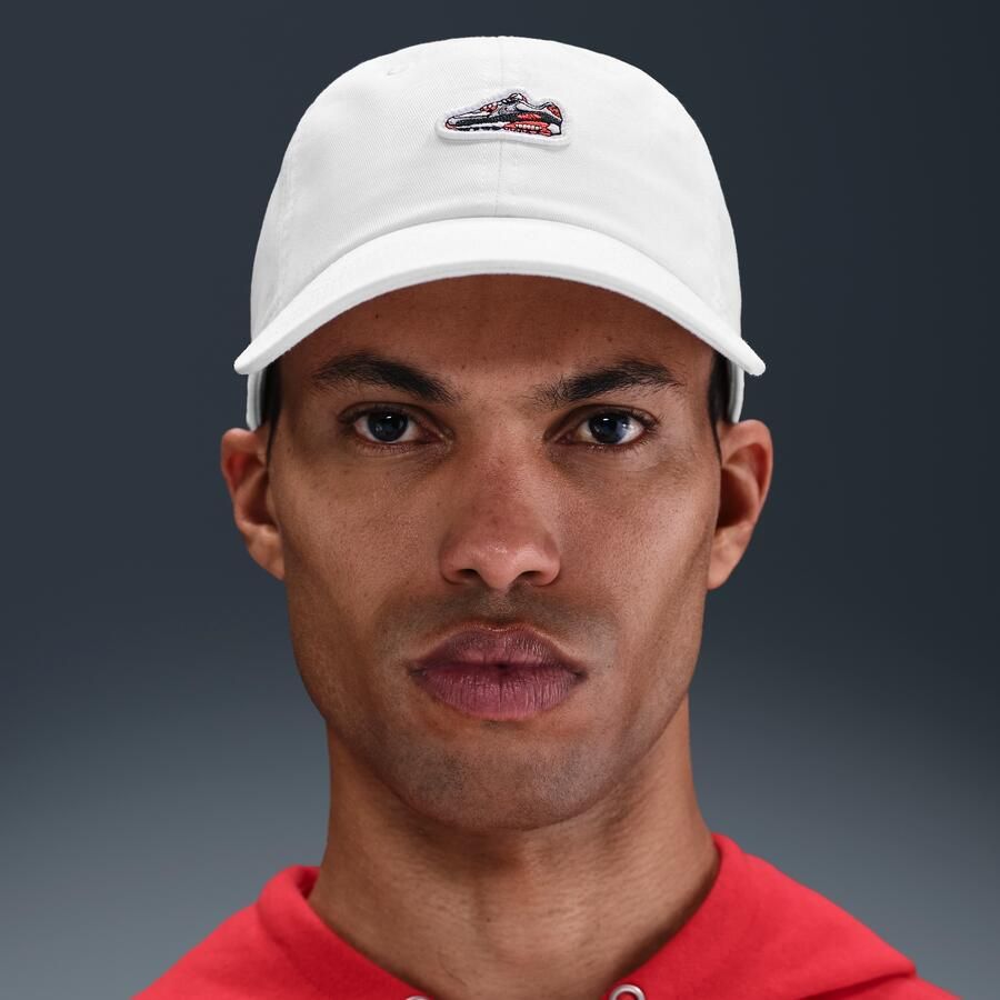 Nike Club ongestructureerde pet met Air Max 90 patch Wit - Foto 3