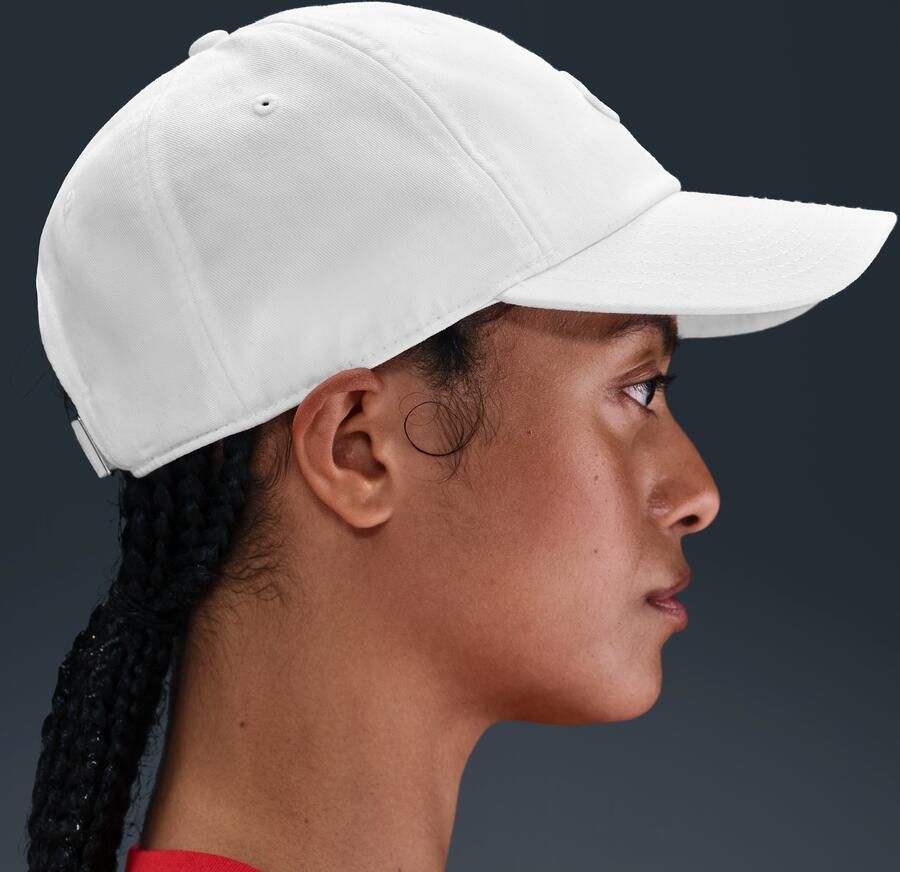 Nike Club ongestructureerde pet met Air Max 90 patch Wit