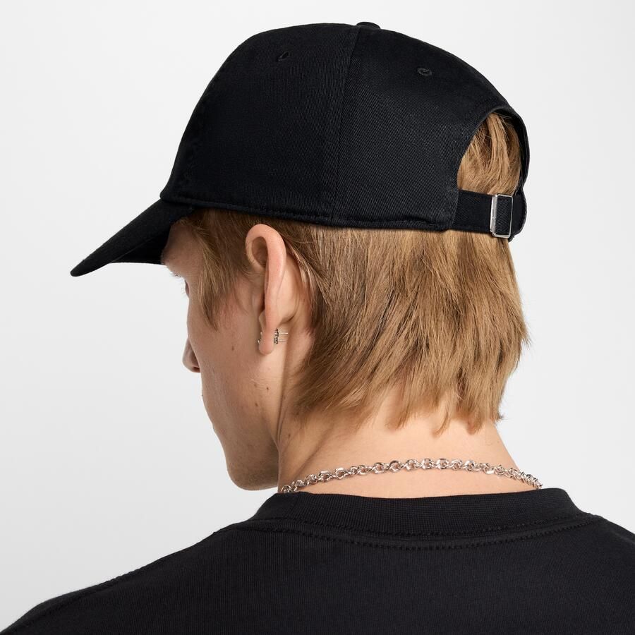 Nike Club ongestructureerde pet Zwart - Foto 4
