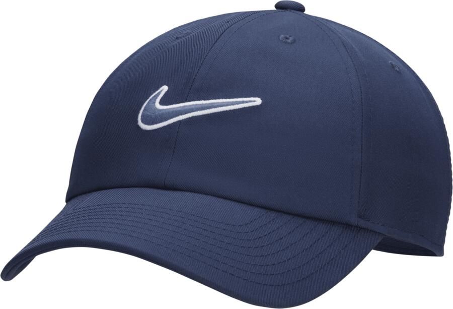 Nike Club ongestructureerde Swoosh pet Blauw