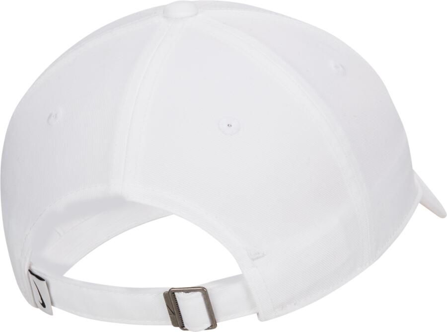 Nike Club ongestructureerde Swoosh pet Wit
