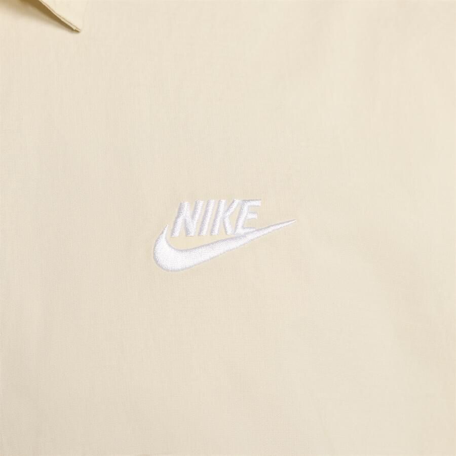 Nike Club overhemd met korte mouwen en knoopsluiting voor heren Bruin - Foto 3