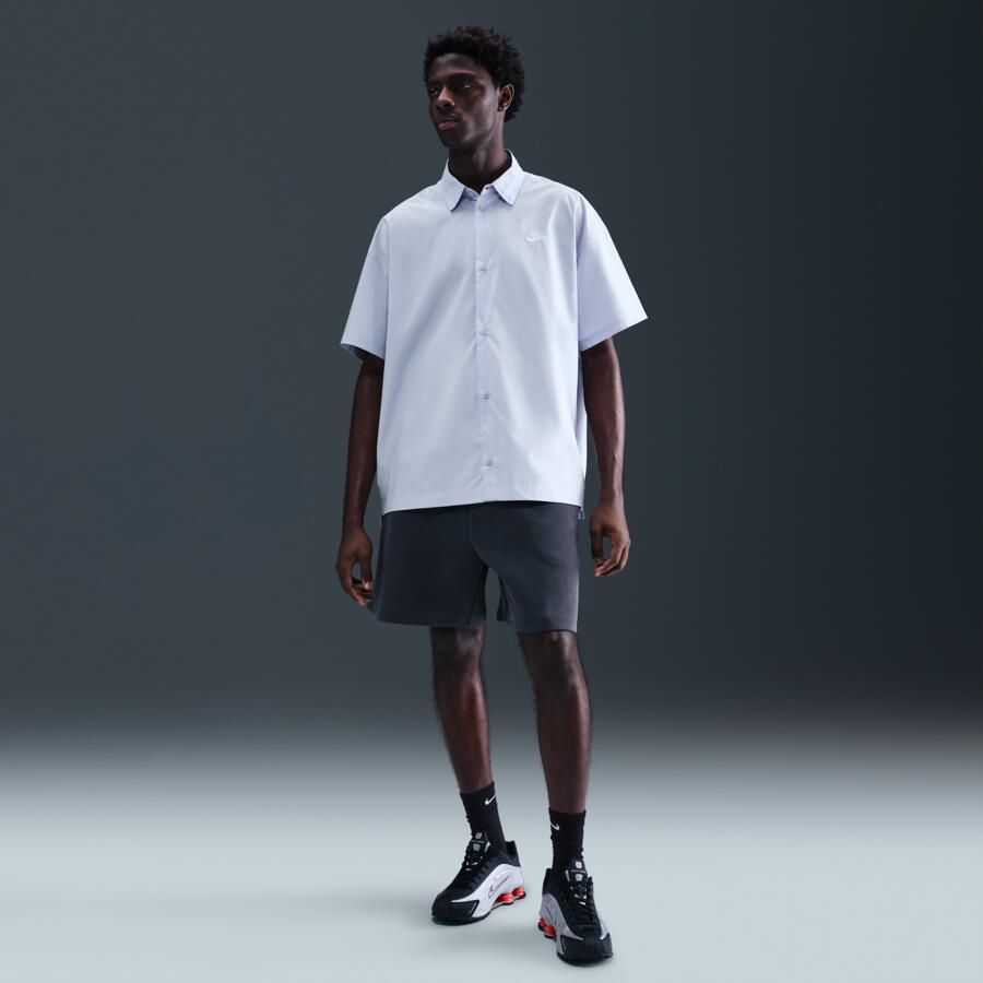 Nike Club overhemd met korte mouwen en knoopsluiting voor heren Grijs - Foto 3